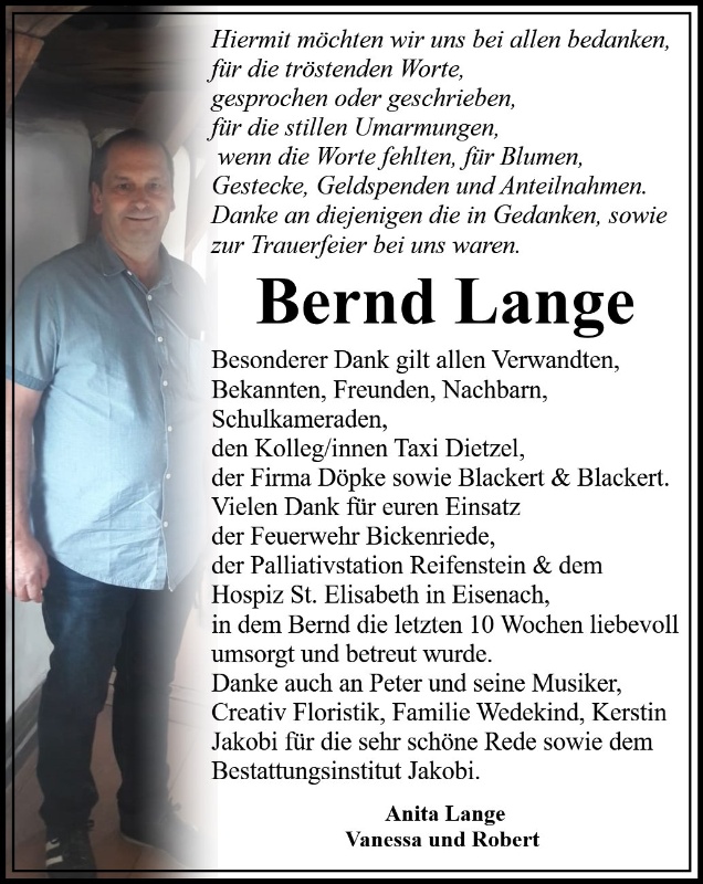 Profilbild von Bernd Lange