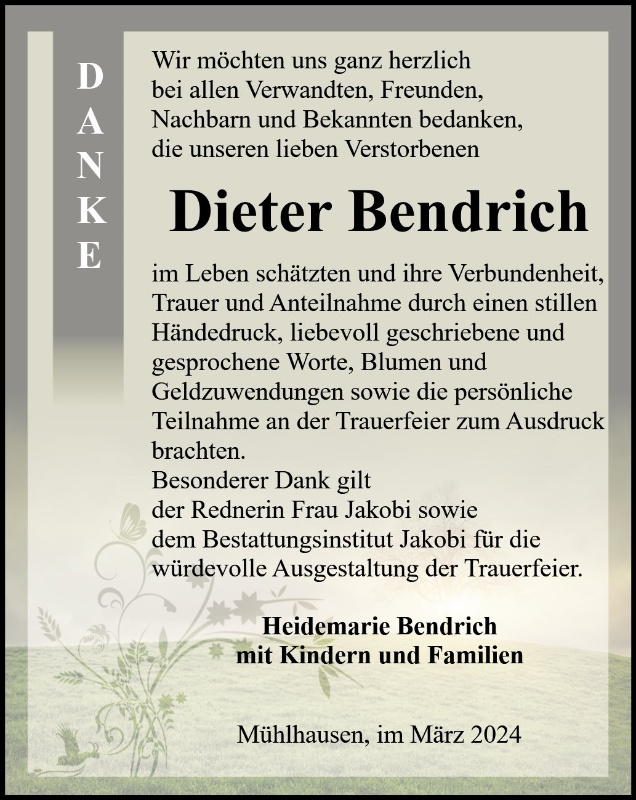 Profilbild von Dieter Bendrich