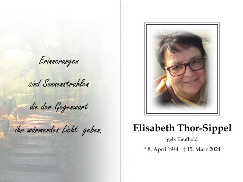 Profilbild von Elisabeth Thor-Sippel