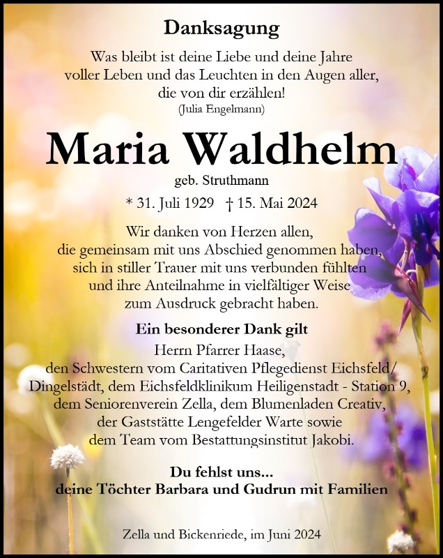 Profilbild von Maria Waldhelm