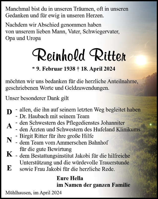 Profilbild von Reinhold Ritter