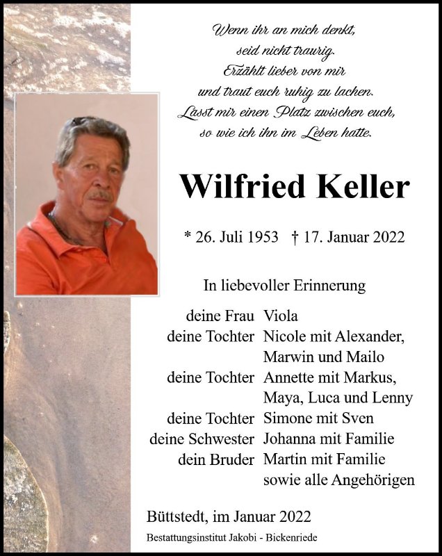 Profilbild von Wilfried Keller