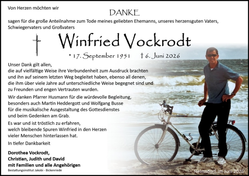 Profilbild von Winfried Vockrodt